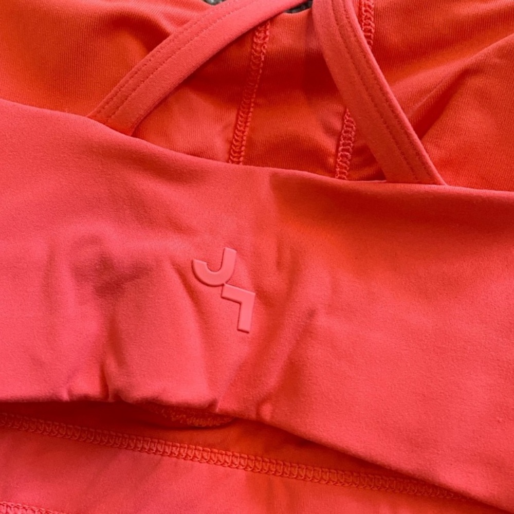 Joy Lab Double Strap Athletic Bra pink salmon - with removable pads